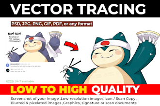 redesign image to vector file