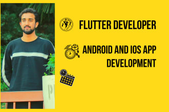 develop flutter app ios and android mobile app development in flutter