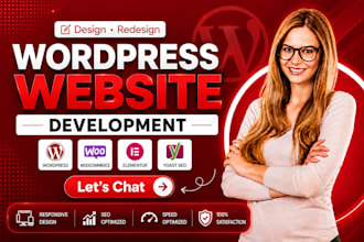 design redesign modern wordpress website development