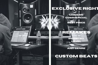 produce exclusive custom beats and remake any track