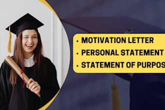 professionally edit and rewrite your motivational letter