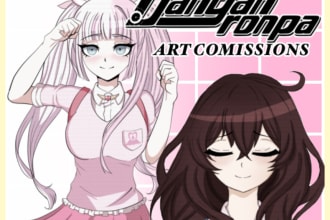 draw a danganronpa sprite for you