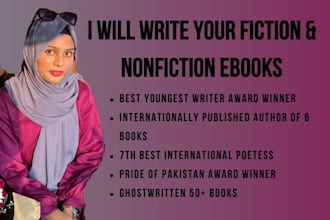 write your fiction and nonfiction ebooks