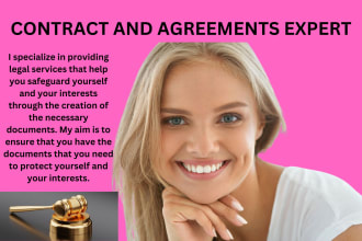 draft business contracts, employment agreement, operating agreement, bylaws, mou