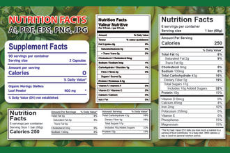 create nutrition facts and supplement label for fda, eu, cfia, fsanz, fssai
