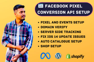 setup facebook pixel ios 14 update conversion API,google analytics,tag manager