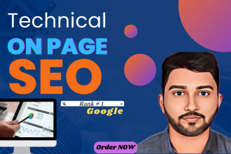 do website onpage SEO and technical optimization of your website ranking