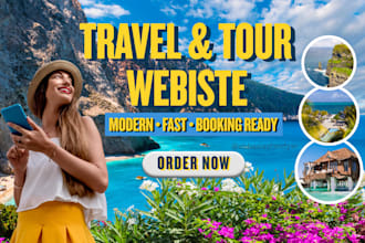 create travel agency website, tour agency website, travel and tourism website