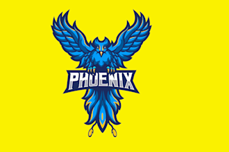 design awesome phoenix mascot  logo within 1 day