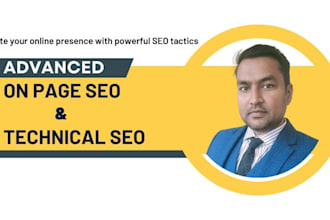 complete on page SEO and technical optimization for wordpress