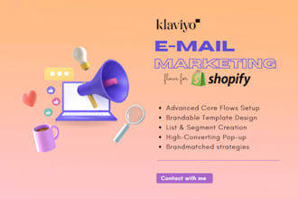 setup your klaviyo email marketing flows