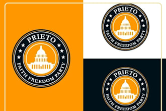 make a unique creative political logo for a winning campaign