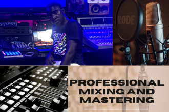 professionally mix and master edm, rap, pop, trap for radio