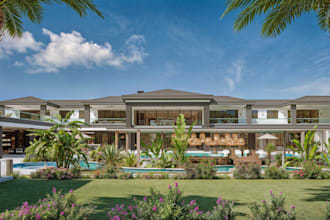 design and render residential houses, villas, and mansions