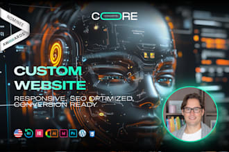 web design and build a custom responsive wordpress website