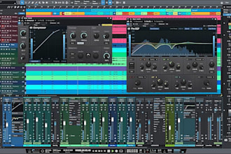 mix , pitch correct and master your song , ep or album