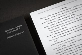 write your apa reference page