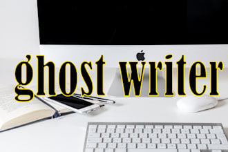 ghost write your fiction book