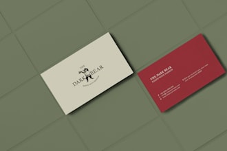 design business card, luxury, modern, unique, stationery design