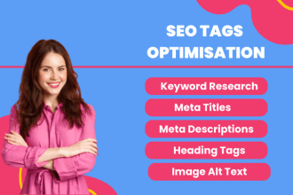 write SEO meta tags meta titles, meta descriptions, alt tags and headings