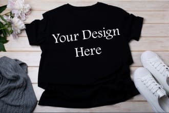 professional tshirt flat lays mockups for online stores