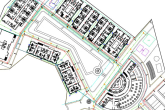 draw plumbing and drainage blueprints for city permit