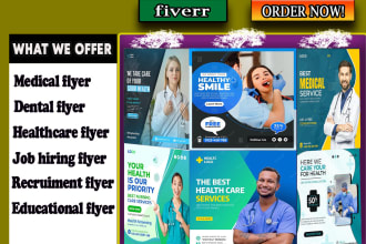 do corporate medical, dental flyer and healthcare flyer
