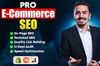 do pro ecommerce SEO for shopify woocommerce bigcommerce store website