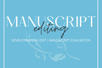 developmental edit your manuscript
