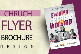 do an awesome church flyer and, christmas party, club flyers