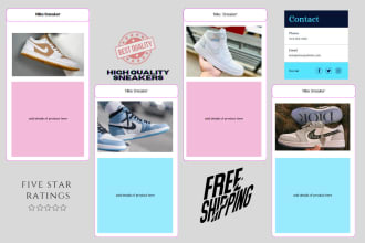 create advertisement or marketing social media posts designs