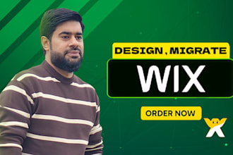 design wix website or redesign wix website migrate wix website professionally