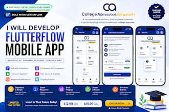 develop a complete flutterflow app