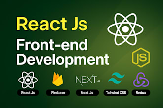 be your front end web developer using HTML, CSS, tailwind CSS, react js, next js