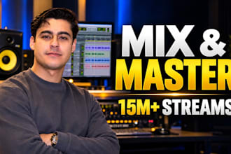 mix and master your pop, trap, latin or rnb song