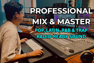 professionally mix and master your pop, latin or rnb song
