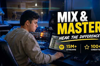 mix and master your pop, trap, latin or rnb song