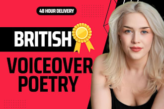 voiceover your poem with a warm british accent