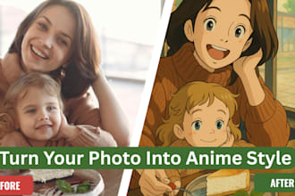turn your photo into anine style