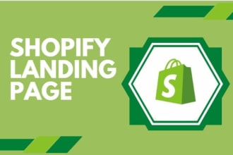 design shopify landing page using gempage and pagefly builder