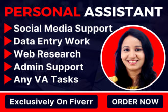 be your personal administrative virtual assistant