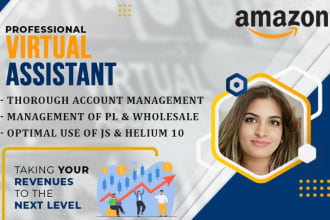 be your professional amazon virtual assistant and fba expert
