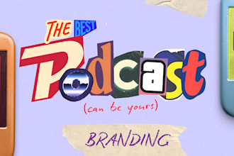 design a podcast cover art