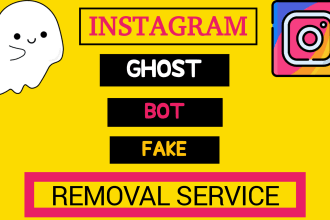 remove instagram fake,bot and ghost followers from any account