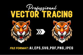 vectorize logo, vector tracing, redraw, convert image to vector