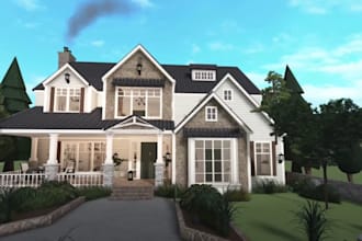 build you a bloxburg house off of youtube