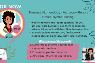 create you clairvoyant numerology astrology report
