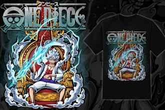 design anime tshirt for your clothing