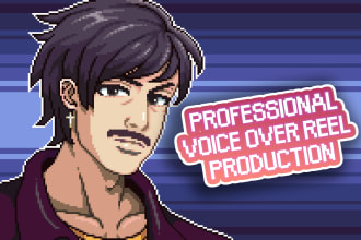 professionally mix and produce your voice over reel