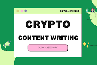 write a crypto, nft, defi, dao or blockchain related article